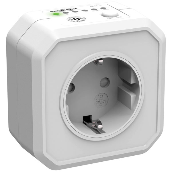 Ansmann 1260-0001 Timer Power Strip Analogue Energy-Saving Socket