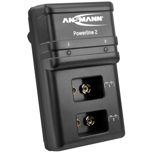 Ansmann 5107043-510 Powerline 2 Charger NiCd/NiMH 9V PP3 Auto Dete...