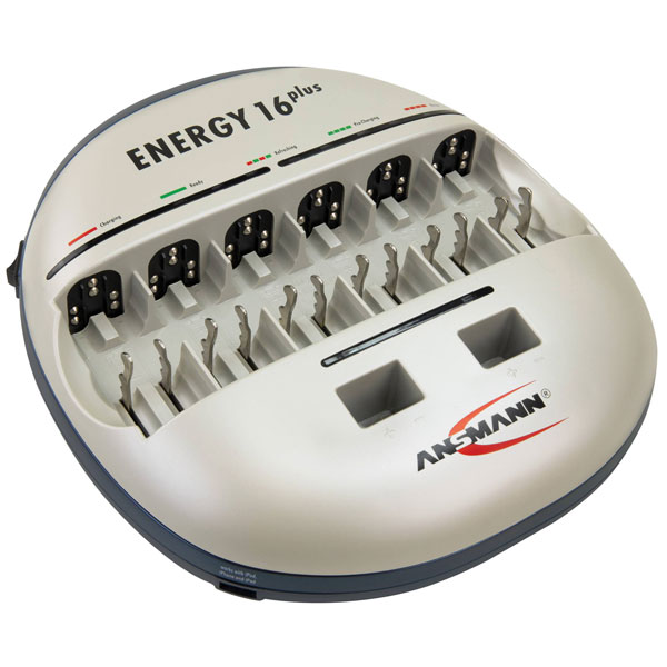 Ansmann 1001-0120-01 Basic IV Charger NiMH AAA/AA Cells USB Input