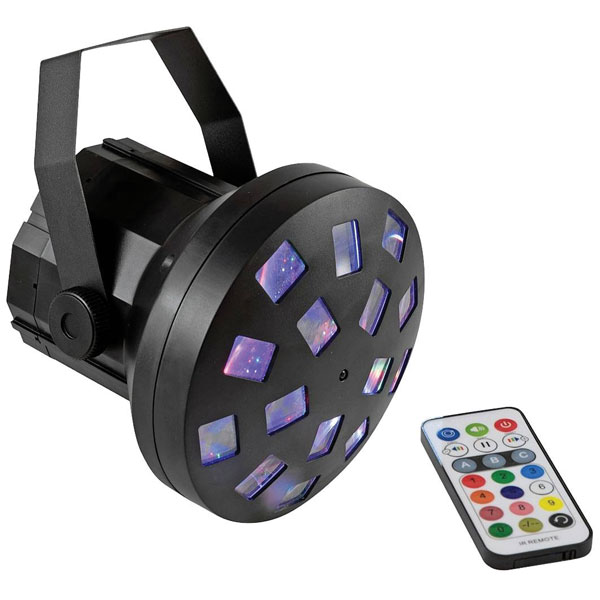 Eurolite 51918230 Mini Z-20 LED Light Small Derby 4 LEDs RGBW Remote