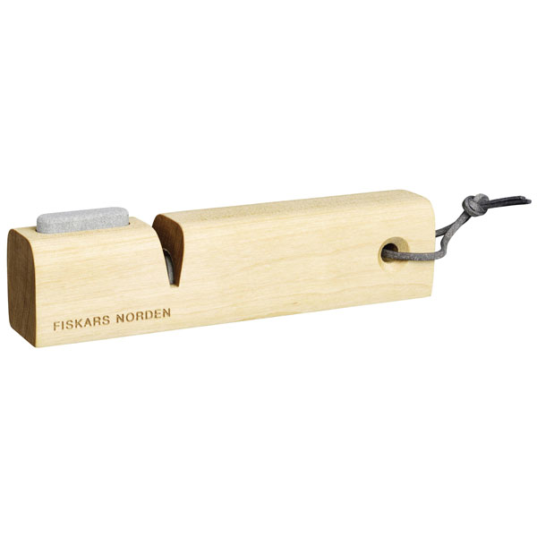 Fiskars 1071898 Norden Sharpener Ceramic Stone FSC Birch Loop