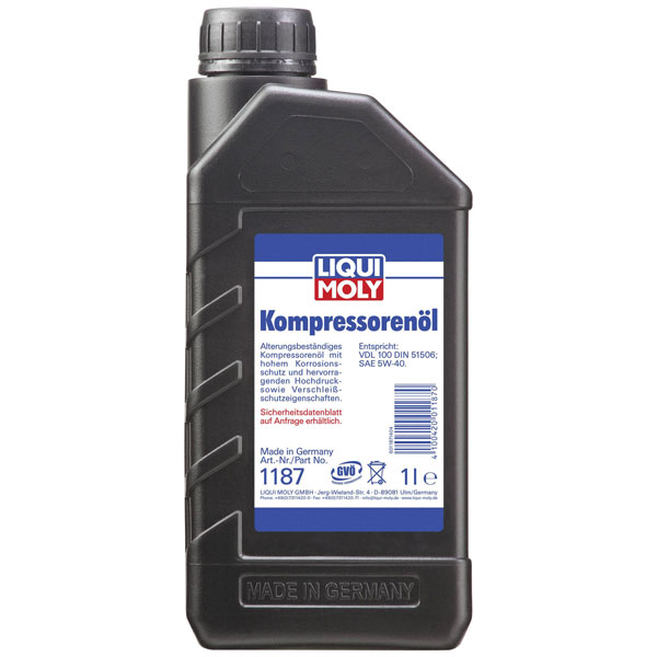 Liqui Moly 1187 Compressor Oil 1L Year-Round Protection High-Perfo...