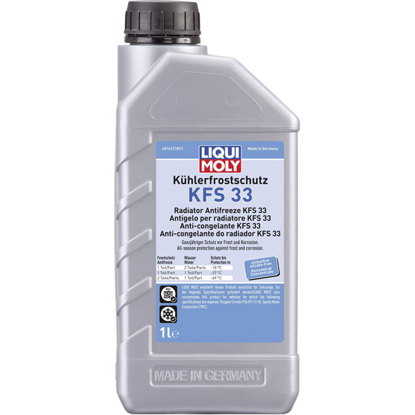 Liqui Moly 21139 KFS 13 Antifreeze 1L Corrosion & Frost Protection
