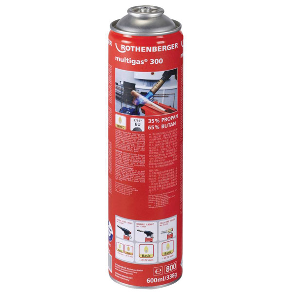 Rothenberger 035901-A Supergas C200 Cartridge 292g High Security &...
