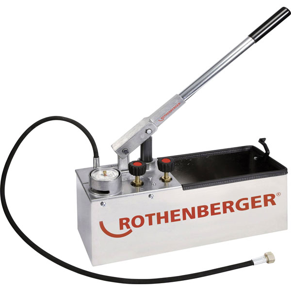 Rothenberger 60250 TP25 Test Pump Manual Robust Up to 25 Bar