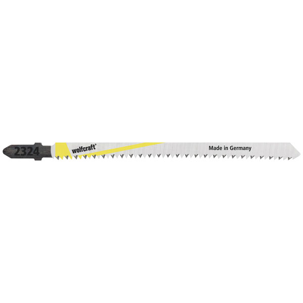 Wolfcraft 2324000 Jigsaw Blades HCS 130mm T-shank Clean Cuts Germany