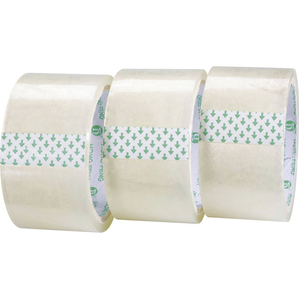 Toolcraft 1563956 Tape Transparent BOPP 50m x 48mm 3pc Standard Use