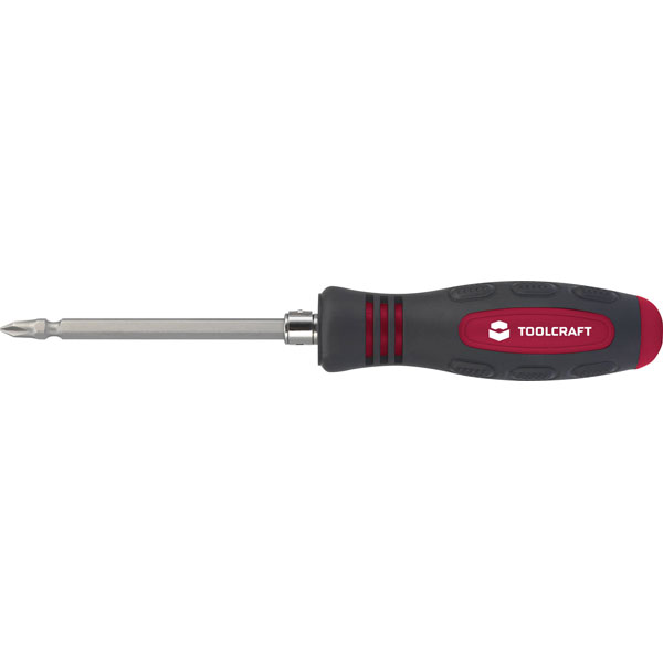 Toolcraft 1611630 8-in-1 Magnetiser Blade Slot/PH Screwdriver 125mm