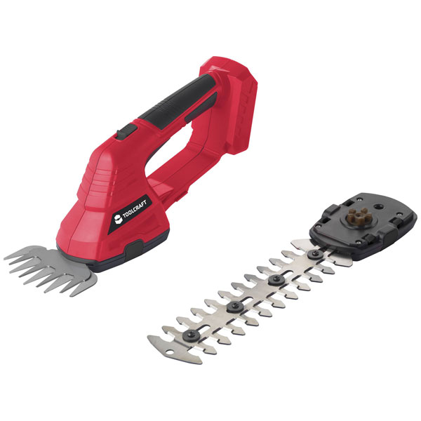 Toolcraft TO-6928995 Lawn Shears 20V Li-ion W/O Battery & Charger