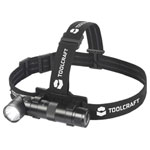 Toolcraft TO-7838472 Headlamp 1000LM Rechargeable USB-C 4 Modes 5.5h