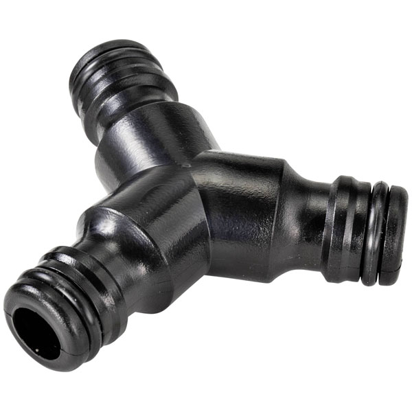 Toolcraft 2302360 Y Snap-In Coupling 6cm Black Durable Plastic