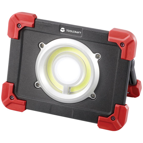Toolcraft TO-6687735 Work Light 20W 2500lm USB Rechargeable Dust/W...
