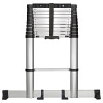 Toolcraft TO-7868814 Telescopic Ladder 1.93m 150kg Aluminium/PVC