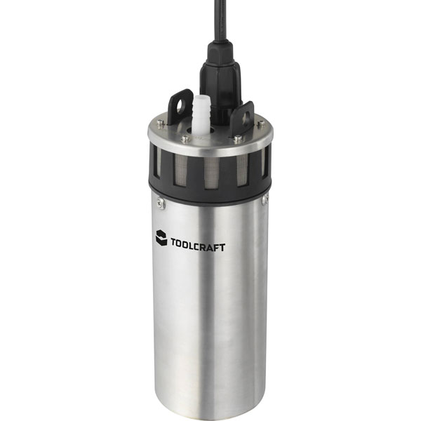 Toolcraft TO-7159143 Well Pump 390 L/h 24V DC Solar/Battery Compatible