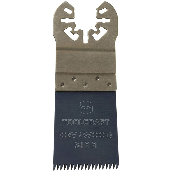 Toolcraft TO-4985394 Plunge Saw Blade 34mm Chromium-Vanadium Steel