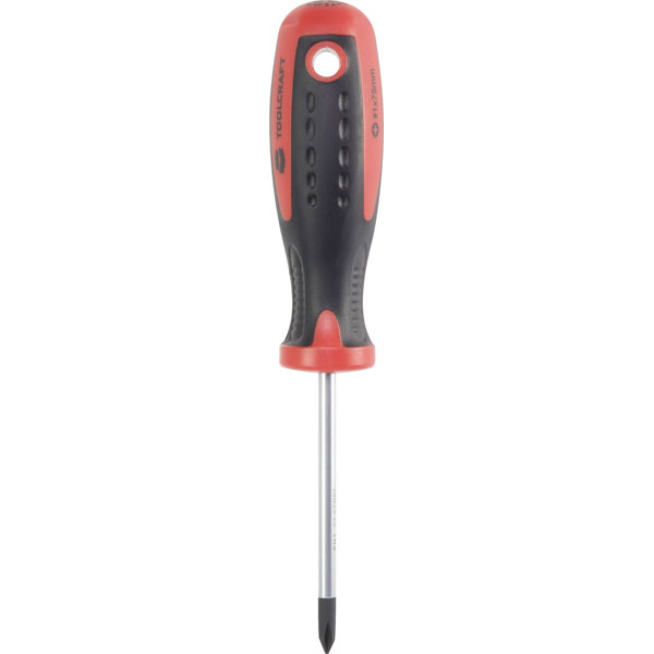 Toolcraft 96029C1109 Phillips Screwdriver PH1 75mm Ergonomic Grip