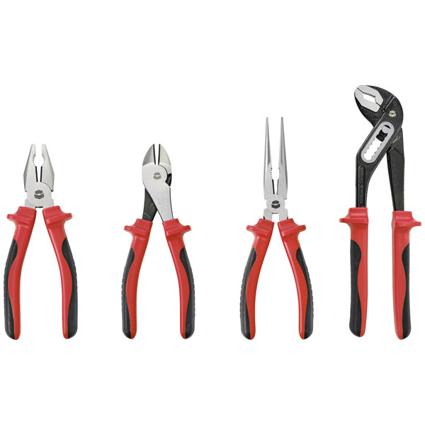 Click to view product details and reviews for Toolcraft To 7492839 Workshop Pliers Set 4 Piece Durable Grip.