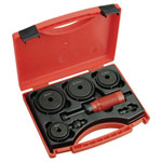 Toolcraft TO-9610284 Punch Set: Ø22-34.3mm Round 33.5-45mm Square
