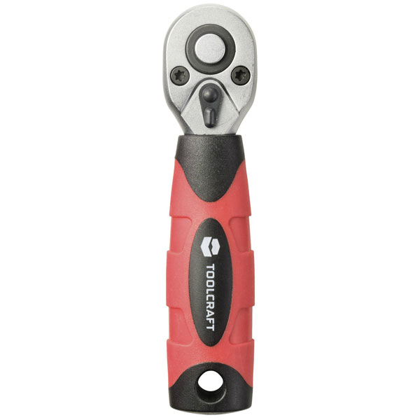 Toolcraft TO-7767546 Mini Socket Wrench 1/4" 109 mm 1 pc Compact D...