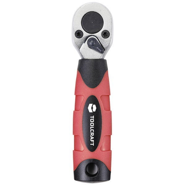 Toolcraft TO-7427334 Ratchet 1/4" Compact Durable 109mm