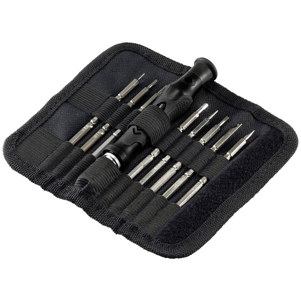 Toolcraft TO-6377922 Precision Bit Screwdriver Phillips Hex Tri-Wing