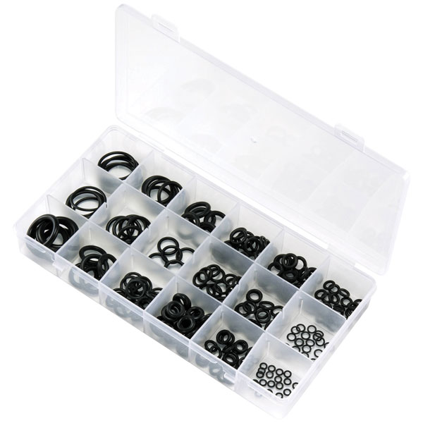 Toolcraft TO-6680046 O-Ring Set 225pcs Rubber Sealing Rings Assortment