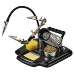 Toolcraft ZD-10MB Third Hand: Clips Magnifier LED Iron Stand