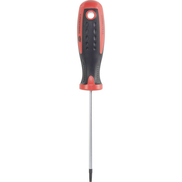 Toolcraft 96029C1117 Star Screwdriver T15 100mm Ergonomic Grip Mag...