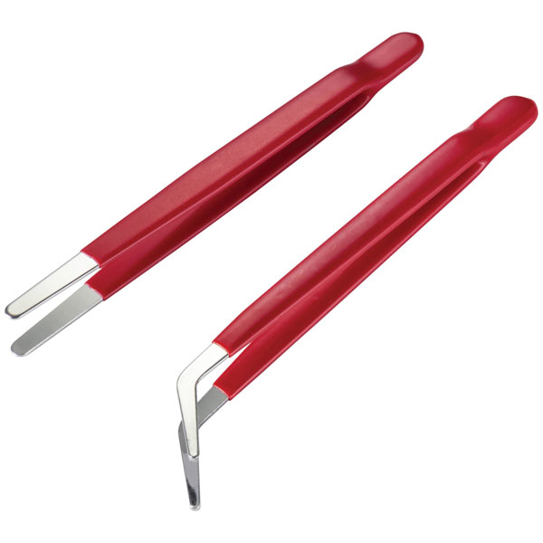 Click to view product details and reviews for Toolcraft To 6897171 Tweezers Set Curved Straight Rubber Coated Fo.