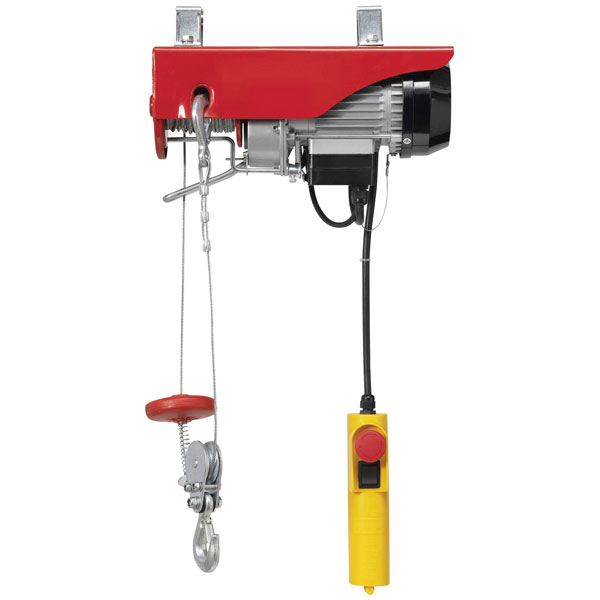 Toolcraft 1553741 Electric Hoist 400kg with Pulley 200kg Without P...