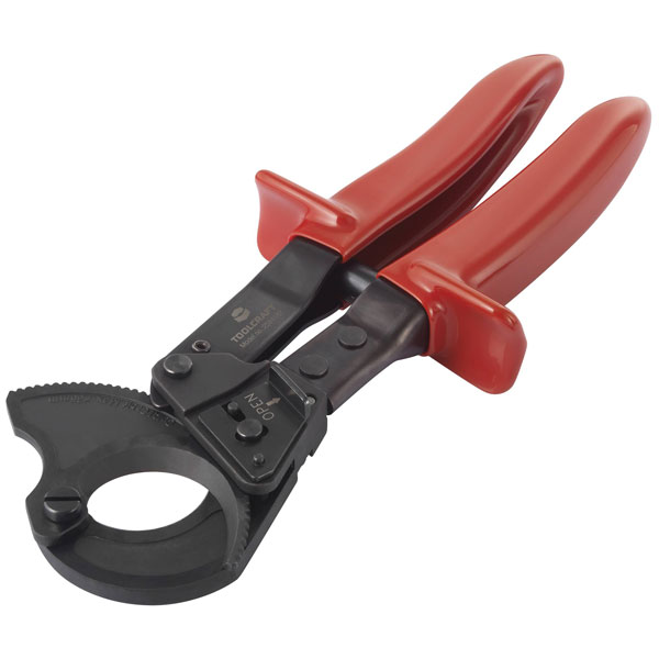 Toolcraft TO-9658965 Ratcheting Cable Cutter 25mm Adjustable Depth