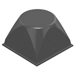 3M SJ5780S 7000051862 Bumpon Elastikpuffer Black Circular Foot 20x5mm 1pc