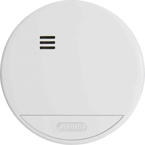 ABUS RWM160 Smoke Detector Ultra-flat 10-Year Battery 85dB Alarm