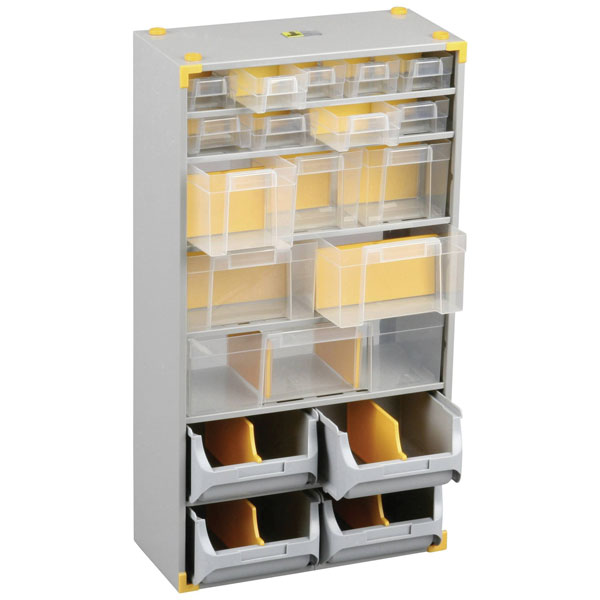Allit 465610 Workshop Depot Metal 19 Compartments Versatile Drawers