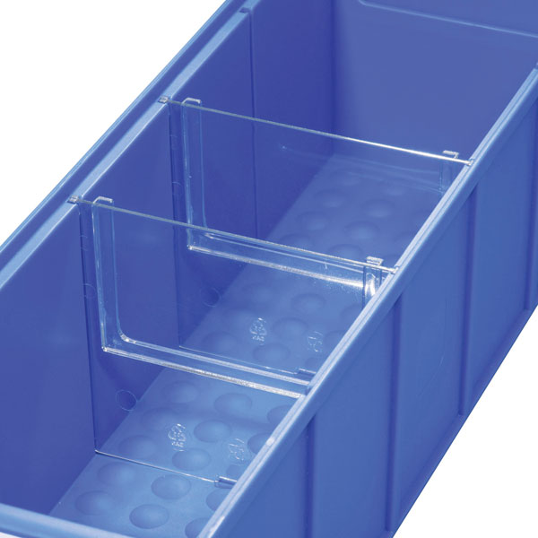 Allit 456590 ProfiPlus ShelfBox Divider S Transparent 4pcs