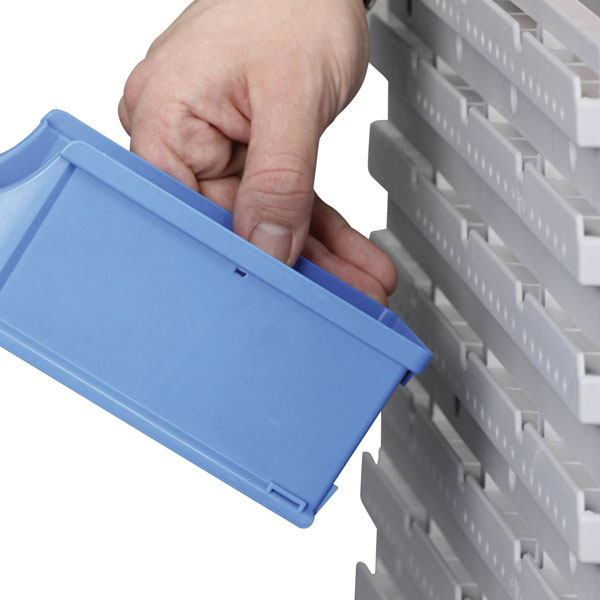 Allit 457090 Storage Bin Pegboard Black 1pc Wall Mounted Organisation