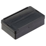 Alutec 66019 Hinged Box 180x140x80mm Grey Snap Fastener Polypropylene