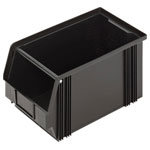 Alutec 1394004197 Storage Bin ESD CB4MC 145x125x235mm Black 1pc