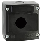 BACO 100530 LBX0100NR Enclosure 1 Slot 74x74x47.9mm Black 1pc