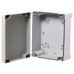 Fibox 5814023 TEMPO Wall-Mount Enclosure 130x130x75 ABS RAL 7035