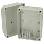 Fibox 6016326 PCM Enclosure Polycarbonate Shock-Resistant IP66/IP67 RAL7035