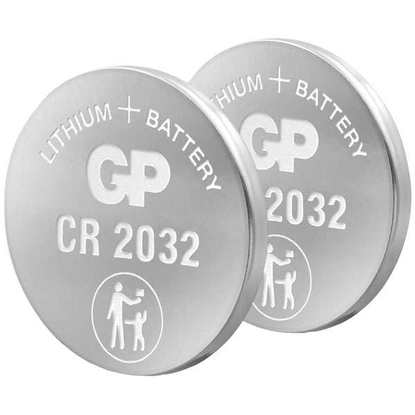 GP GPCR2032STD721C1 Button Cell CR2032 3V 220mAh High Energy Density