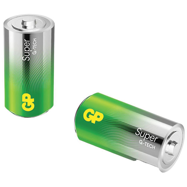 GP SUP14A883S4 Super C Battery 1.5V 4 pk Longer Life Leak Protection