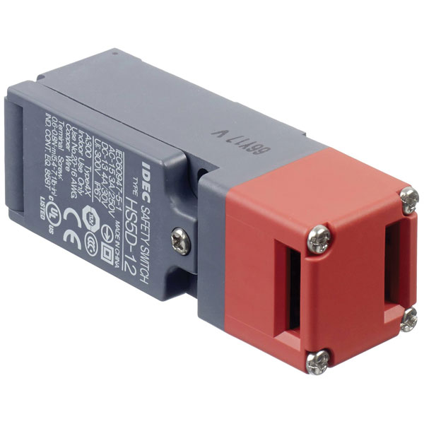 IDEC HS5D-12RNP Safety Button 250V IP67 Spring Lock 1pc
