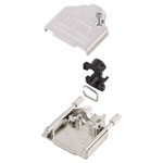 MH 6560-0805-02 MHDTZK15-K D-SUB Housing 15 Pins Metal 180° Silver