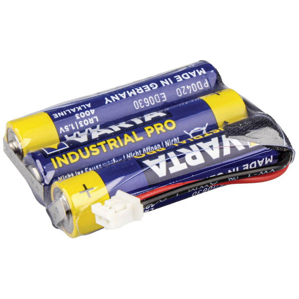 Varta 146202 AAA Battery 4.5V with Plug Replaces Safe-O-Tronic 384...