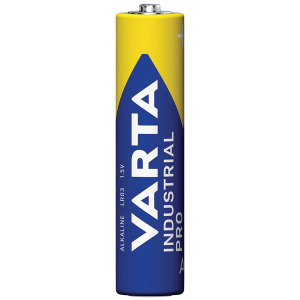 Varta 4003211354 Industrial Pro AAA Battery 1.5V 4-Pack Profession...
