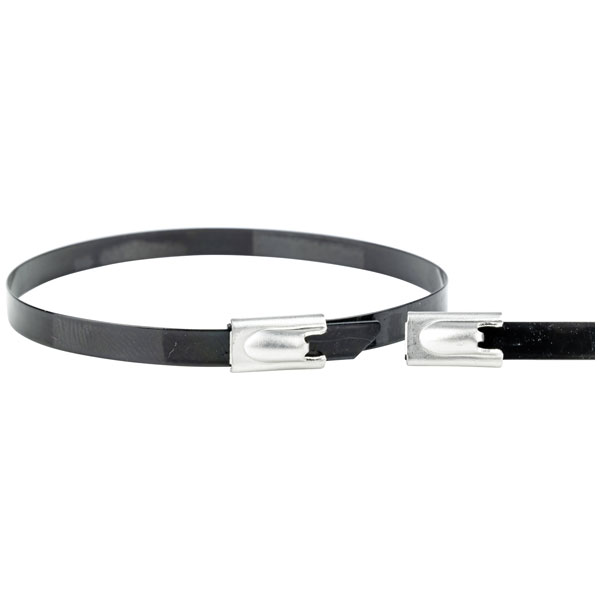 WKK ART006292 Stainless Steel Cable Tie 680mm 4.60mm Black 1Piece