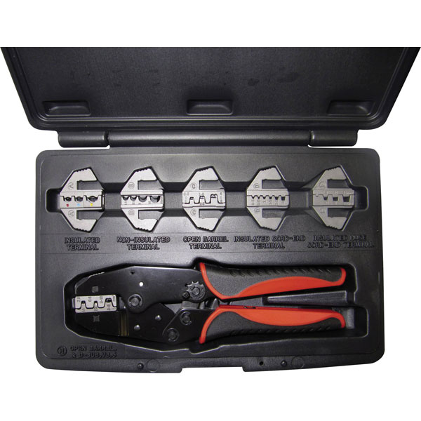 WKK 60166 Crimper Set for Insulated/Non-Insulated Lugs and Ferrules