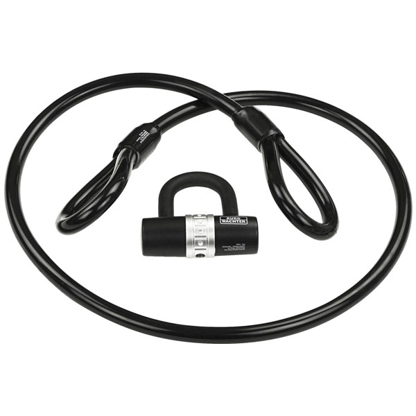 Burg Wächter 2620 Spiral Cable Lock Black Combination Code Theft P...